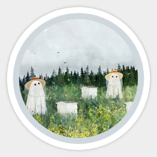 Ghost beekeepers Sticker